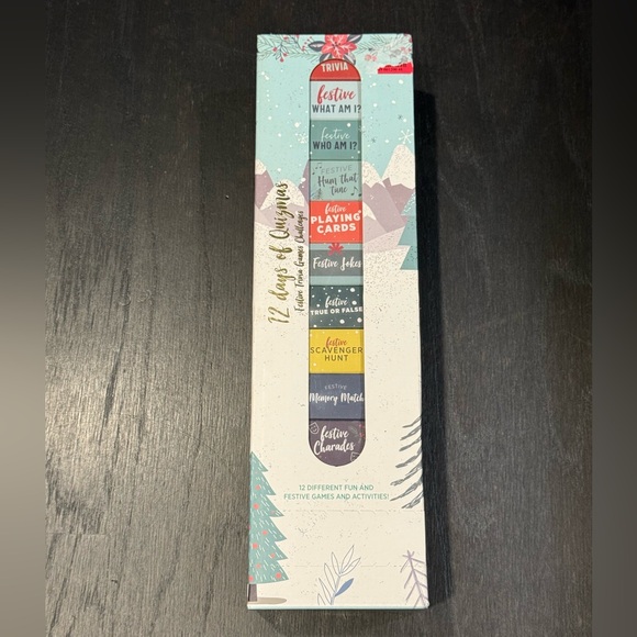 Twelve Days of Quizmas Festive Trivia Games Challenge Christmas - Picture 1 of 4